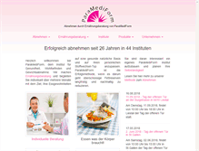 Tablet Screenshot of paramediform.ch